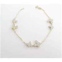 Bracciale Damiata Gioielli Donna in Oro giallo Zircone 438/102/2-D199 - 438/102/2-D199